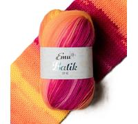 Emu Batik DK Premium Acrylic Yarn 100g Ball 360m, Whirl - 002