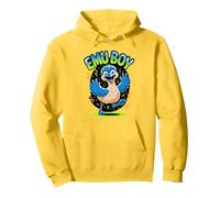 Emu Boy Mens Funny Cartoon Aussie Outback Bird Australia Pullover Hoodie
