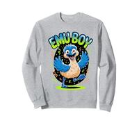 Emu Boy Mens Funny Cartoon Aussie Outback Bird Australia Sweatshirt