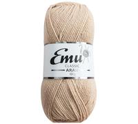 Emu Classic Aran Acrylic Yarn 100g Ball 210m, Biscotti - 111