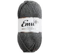 Emu Classic Aran Acrylic Yarn 100g Ball 210m, Flint - 122