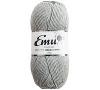 Emu Classic Aran Acrylic Yarn 100g Ball 210m, Fog - 121