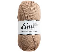 Emu Classic Aran Acrylic Yarn 100g Ball 210m, Pecan - 113