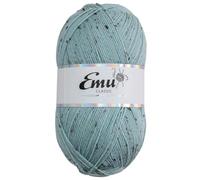 Emu Classic Aran with Wool Tweed Yarn 400g Ball 840m, Duck Egg Tweed - 223