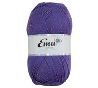 Emu Classic Aran with Wool Tweed Yarn 400g Ball 840m, Iris Tweed - 225