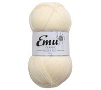 Emu Classic Baby DK Acrylic Yarn 100g Ball 300m, Lamb - 201