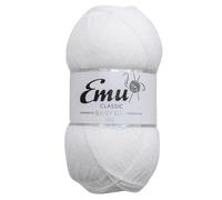 Emu Classic Baby DK Acrylic Yarn 100g Ball 300m, Snow White - 200