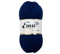 Emu Classic Chunky Acrylic Yarn 100g Ball 164m, Navy - 134