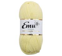 Emu Classic Chunky Acrylic Yarn 100g Ball 164m, Soft Lemon - 153