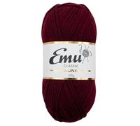 Emu Classic Chunky Acrylic Yarn 100g Ball 164m, Wine - 161