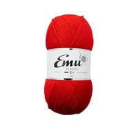 Emu Classic DK Acrylic Yarn 100g Ball 282m, Pepper Red - 119