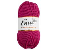 Emu Classic Super Chunky Acrylic Yarn 100g Ball 107m, Cerise - 179