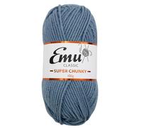 Emu Classic Super Chunky Acrylic Yarn 100g Ball 107m, Denim - 159