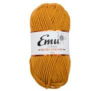 Emu Classic Super Chunky Acrylic Yarn 100g Ball 107m, Mustard - 177