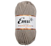 Emu Classic Super Chunky Acrylic Yarn 100g Ball 107m, Natural - 173