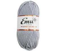 Emu Classic Super Chunky Acrylic Yarn 100g Ball 107m, Silver - 183