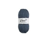 Emu Classic Tweed Chunky Acrylic Blend Yarn 100g Ball 150m, Dark Denim - 006
