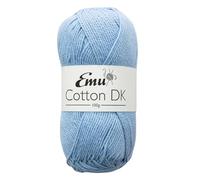Emu Cotton DK Premium Yarn 100g Ball 208m, Bluebell - 011