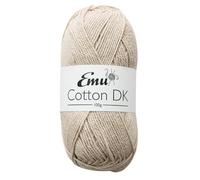 Emu Cotton DK Premium Yarn 100g Ball 208m, Sand - 009