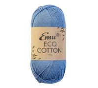 Emu Eco Cotton DK Recycled Yarn 100g Ball 300m, Denim - 007