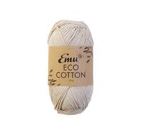 Emu Eco Cotton DK Recycled Yarn 100g Ball 300m, Sand - 003