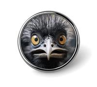 Emu Lapel Pin, Lightweight Fashion Brooch Pin, Personalized Clothing Lapel Pins Accessory