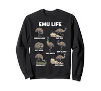 Emu Life Funny Emu Lover Bird Farm Animal Sweatshirt