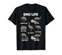 Emu Life Funny Emu Lover Bird Farm Animal T-Shirt