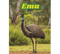 Emu Notebook: Birds 009/8.5x11/::