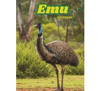 Emu Notebook: Birds 009/8.5x11/::