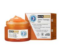 Emu Oil Turmeric Joints Relief Gel, Natural Relief Cream, 50ml Instant Soothing Joints Relief Massage Gel, Non-Greasy Fast-Absorbing Daily Care Balm for Muscle Hands Lumbar Foot Back