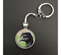 Emu Pendant On A Snake Keyring Ideal Birthday Gift N917