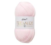 Emu Treasure DK Super Soft Nylon Blend Yarn 50g Ball 163m, Baby Pink - 505