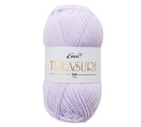 Emu Treasure DK Super Soft Nylon Blend Yarn 50g Ball 163m, Lilac - 503