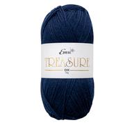 Emu Treasure DK Super Soft Nylon Blend Yarn 50g Ball 163m, Navy - 512