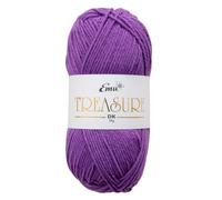 Emu Treasure DK Super Soft Nylon Blend Yarn 50g Ball 163m, Purple - 511