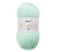 Emu Treasure DK Super Soft Nylon Blend Yarn 50g Ball 163m, Soft Mint - 504