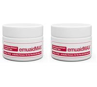 emuaid EMUAIDMAX Ointment for Itchy Skin, Maximum Strength Treatment for Athlete's Foot, Psoriasis, Jock Itch, Rash, Eczema, Cold Sores, Blisters, and Yeast Infection, 0.5oz (Pack of 2)