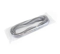 Emuca -1 Self-Adhesive Brush Seal 9mm (0,35 inch) High, Adhesive Dust Strip for Doors and Windows, 10m (393,7 inch) Rolls, Grey