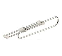 Emuca 7085325 Wardrobe pull out clothes hanger rail organizer rack, lenght 350mm