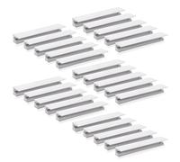 Emuca 9162962 Furniture handle, CC 64mm, aluminium, matt anodized, Set of 25 pieces