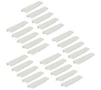 Emuca 9166162 Aluminium Furniture Handle, Matt Anodize, 198 mm, Set of 25 Pieces