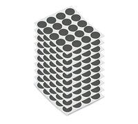 Emuca - Adhesive screw covers, D. 13 mm, Anthracite grey,200 units