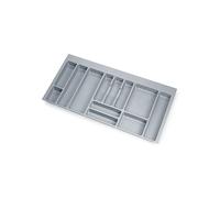 Emuca - Adjustable Cutlery Tray for Drawer, Cutlery Drawer Organizer 100cm Cabinet Width