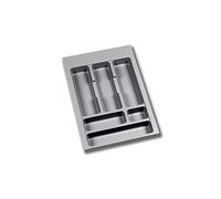 Emuca - Adjustable cutlery tray for drawer, cutlery drawer organizer 40cm cabinet width
