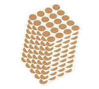 Emuca - Cover Adhesive Screw Covers, Beech, Ø13mm (0,5 inch), Set of 200