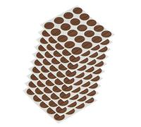 Emuca - Cover Covers Adhesive Screw, Ø13mm (0,5 inch) , Brown, Set of 200 Pieces