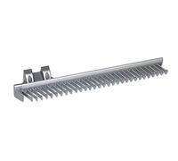 Emuca - Extractable lateral tie rack for wardrobe, Aluminium and plastic, Matte anodized