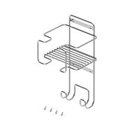 Emuca - Ironing Board Stand, Ironing Board Accessories and Iron, Steel, Chrome Plated