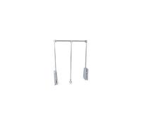 Emuca - Pull Down Hanging Rail for Wardrobe, Adjustable Width 830-1150 mm, Chromed